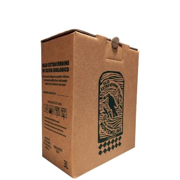 Organic Extra Virgin Olive Oil – Bag in Box 3 Liters